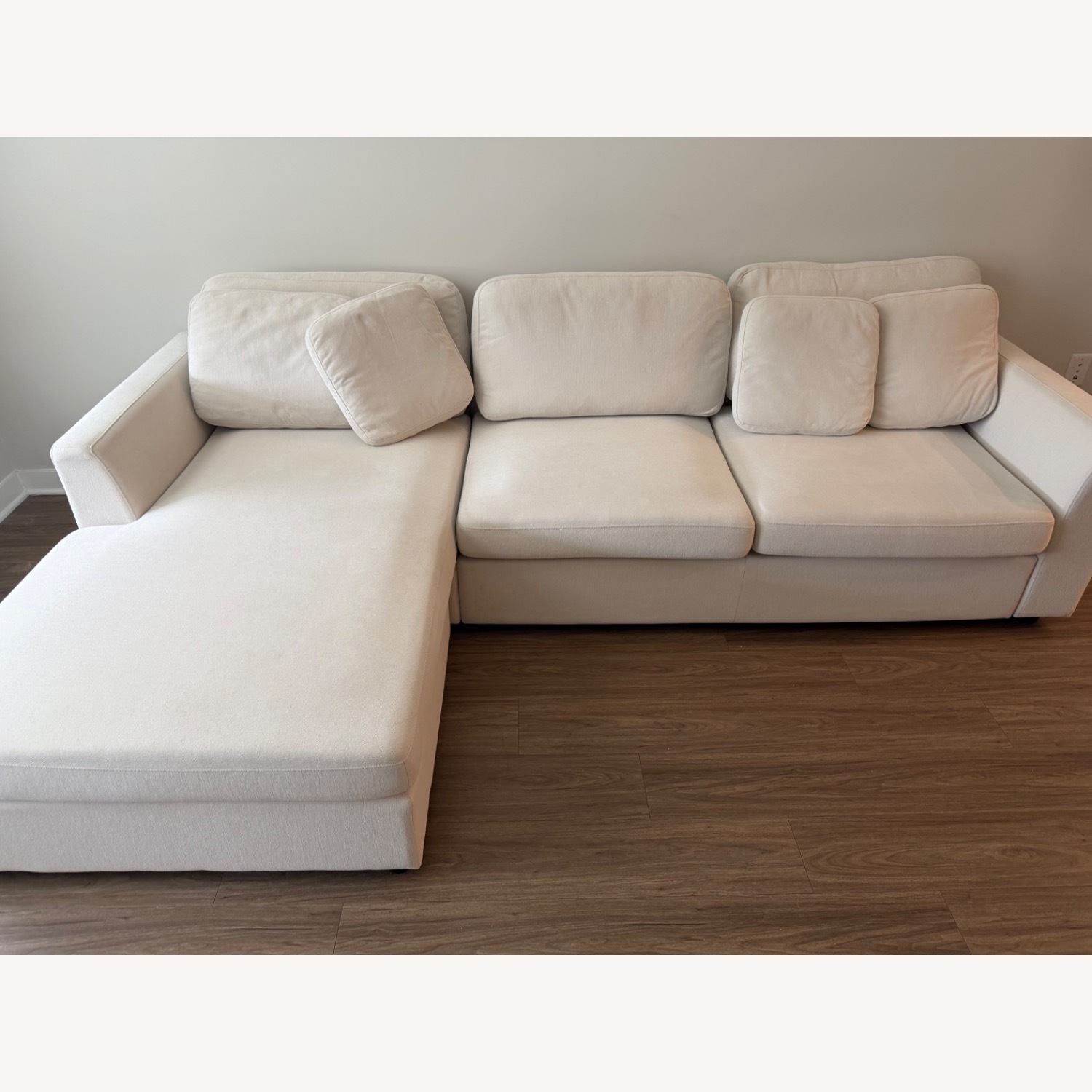 Wayfair Wauseon Natural Fabric 2 Seater Sofa - image-8