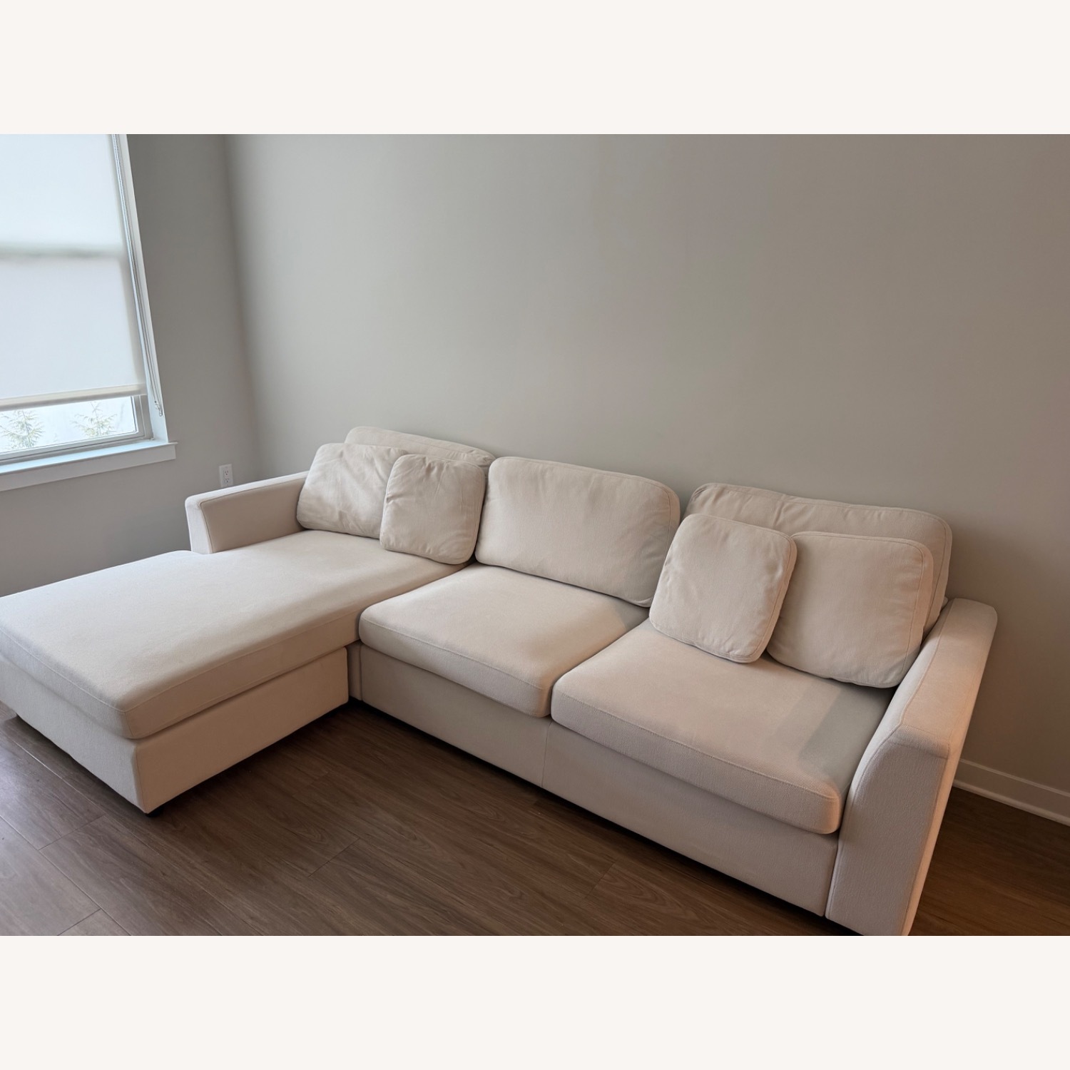 Wayfair Wauseon Natural Fabric 2 Seater Sofa - image-3