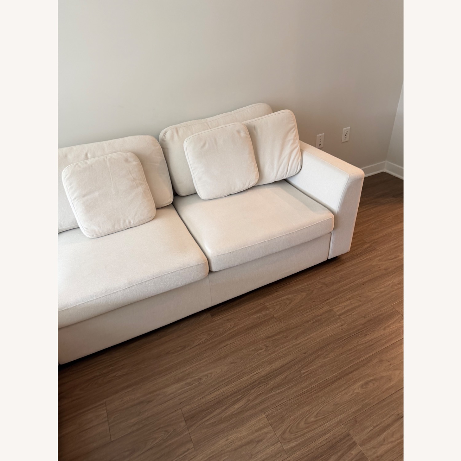 Wayfair Wauseon Natural Fabric 2 Seater Sofa - image-12