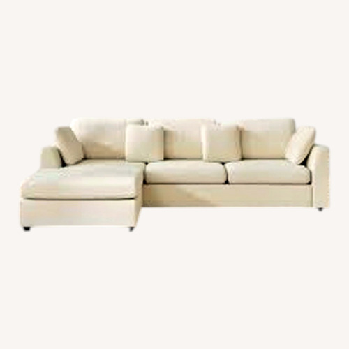 Used Wayfair Wauseon Natural Fabric 2 Seater Sofa for sale on AptDeco