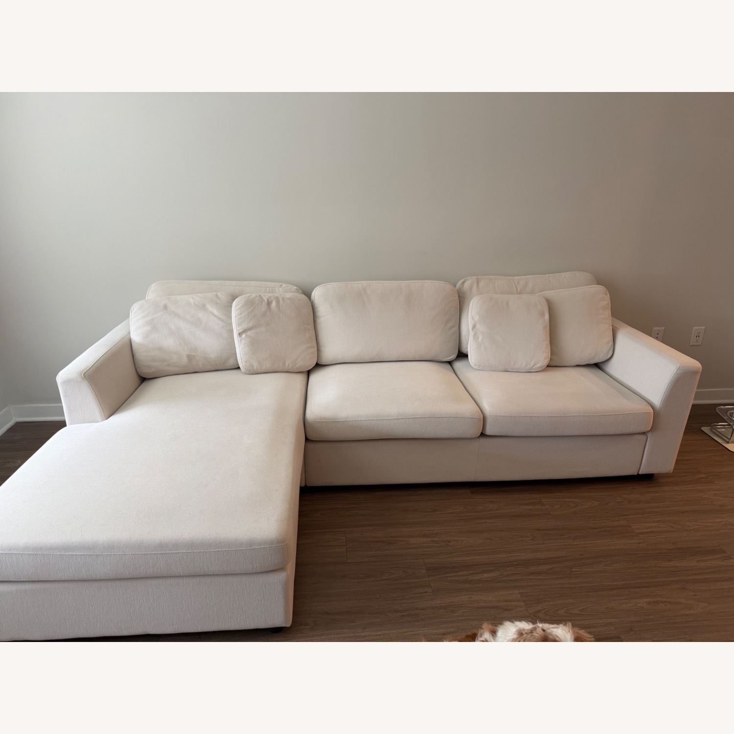 Wayfair Wauseon Natural Fabric 2 Seater Sofa - image-4