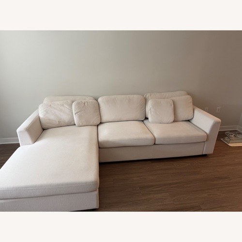 Used Wayfair Wauseon Natural Fabric 2 Seater Sofa for sale on AptDeco