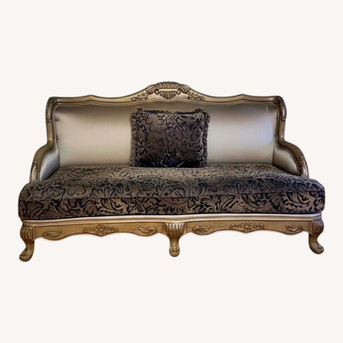 Used Vintage/Antique Gold 3+ Seater Sofa for sale on AptDeco