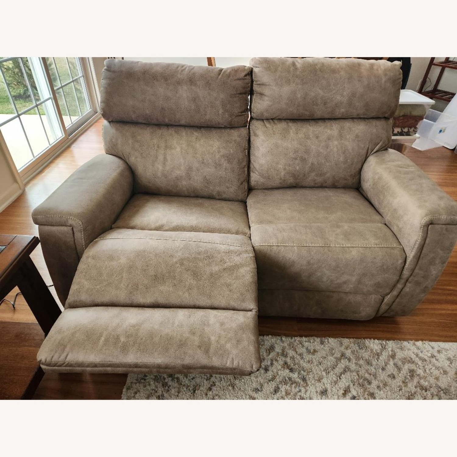 Blake Microfiber Power Loveseat - image-2