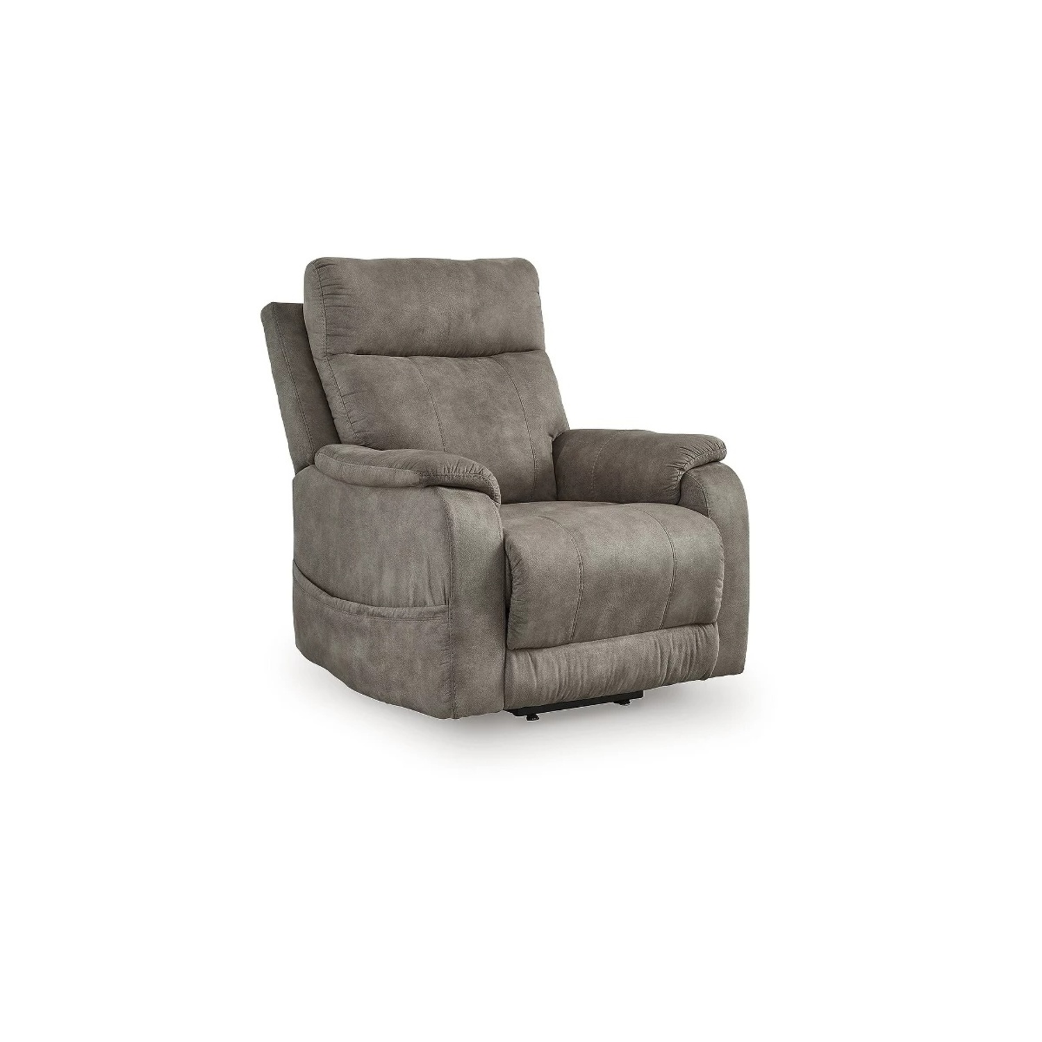 Light Brown Fabric Recliner - image-4