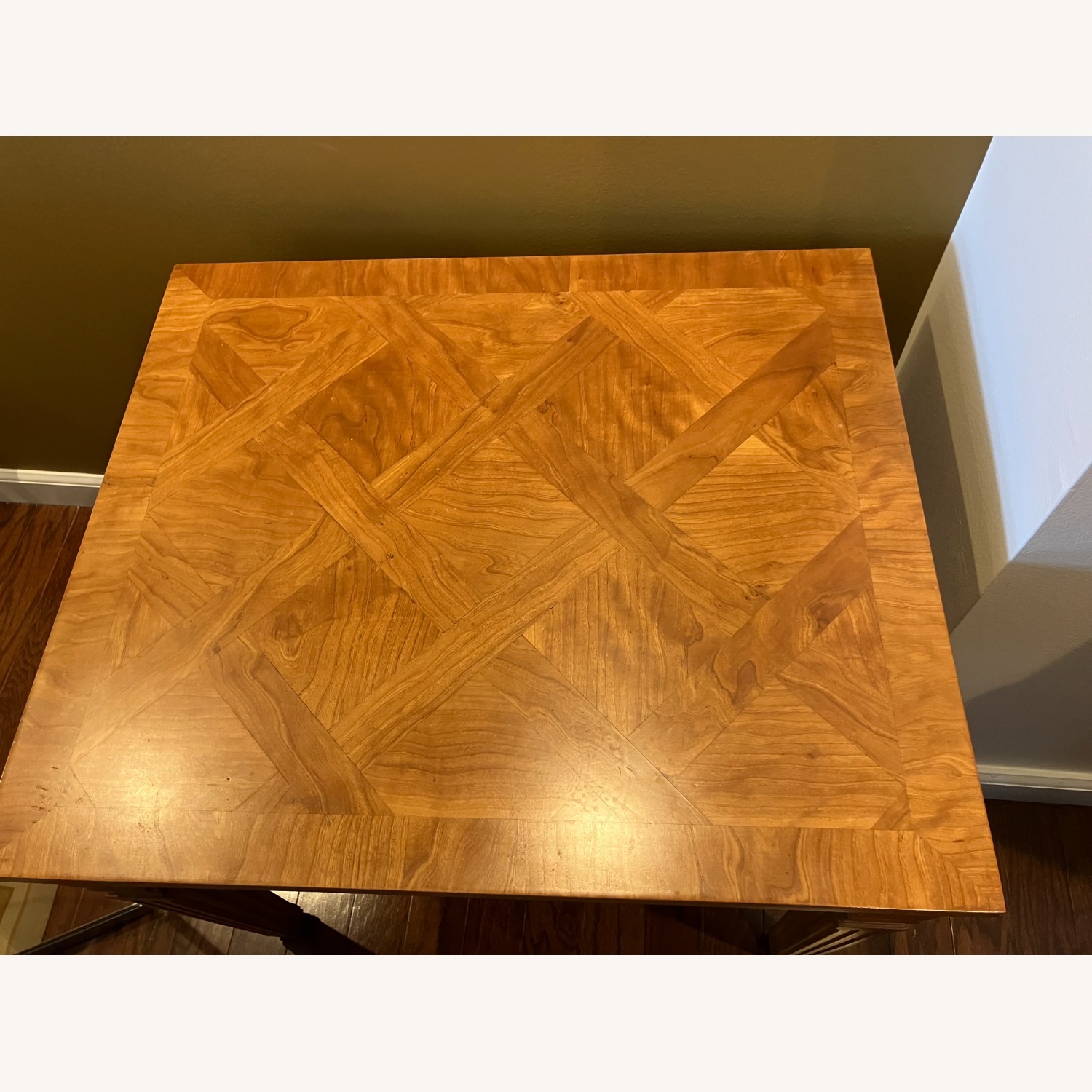 Light Brown Wood Side Table - image-4