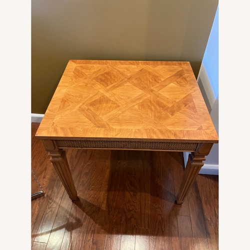 Used Light Brown Wood Side Table for sale on AptDeco
