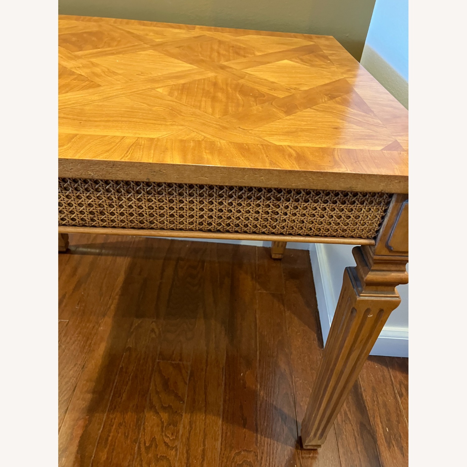 Light Brown Wood Side Table - image-6