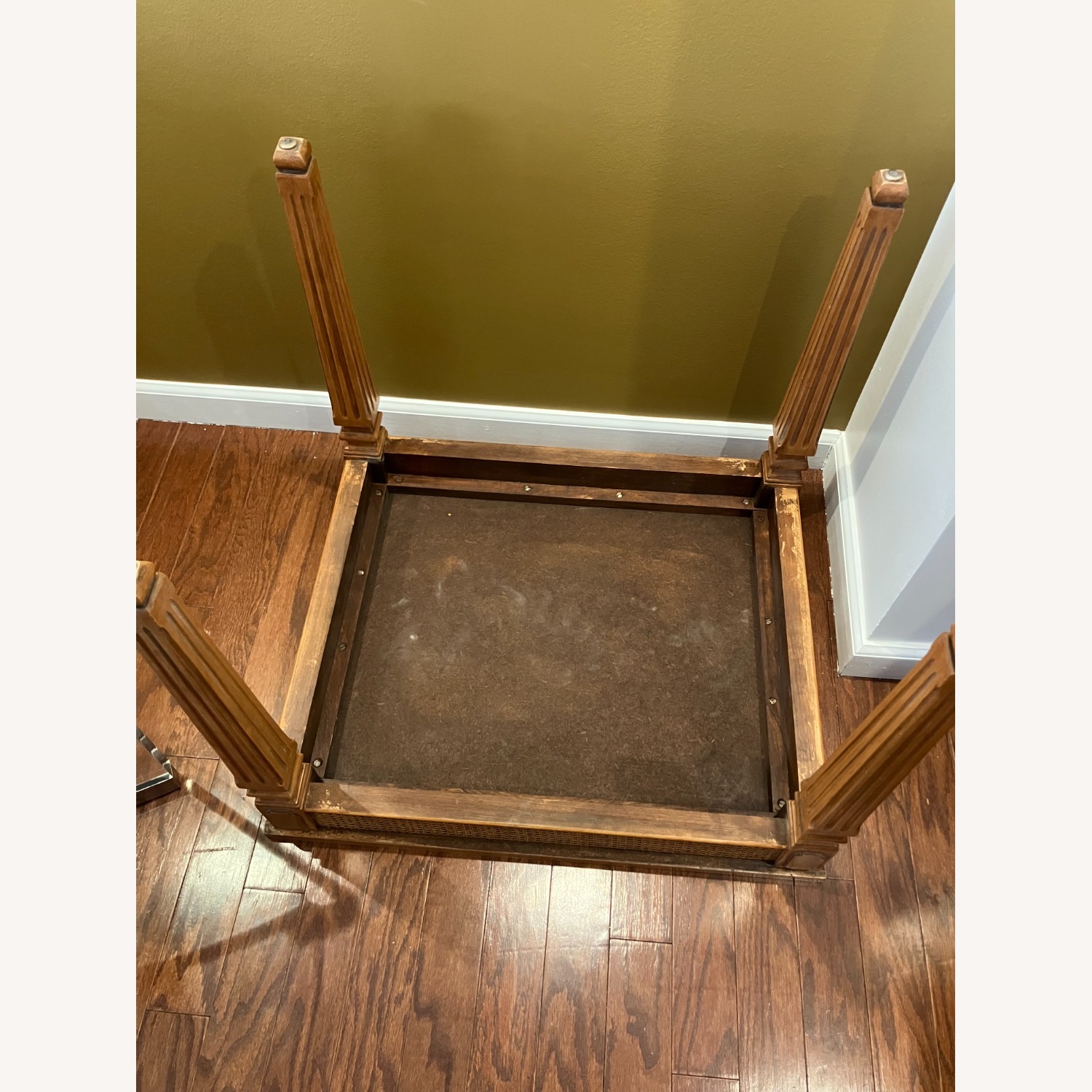 Light Brown Wood Side Table - image-2