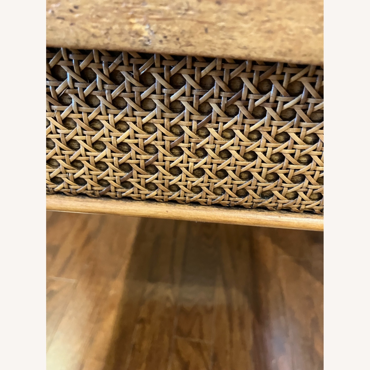 Light Brown Wood Side Table - image-7