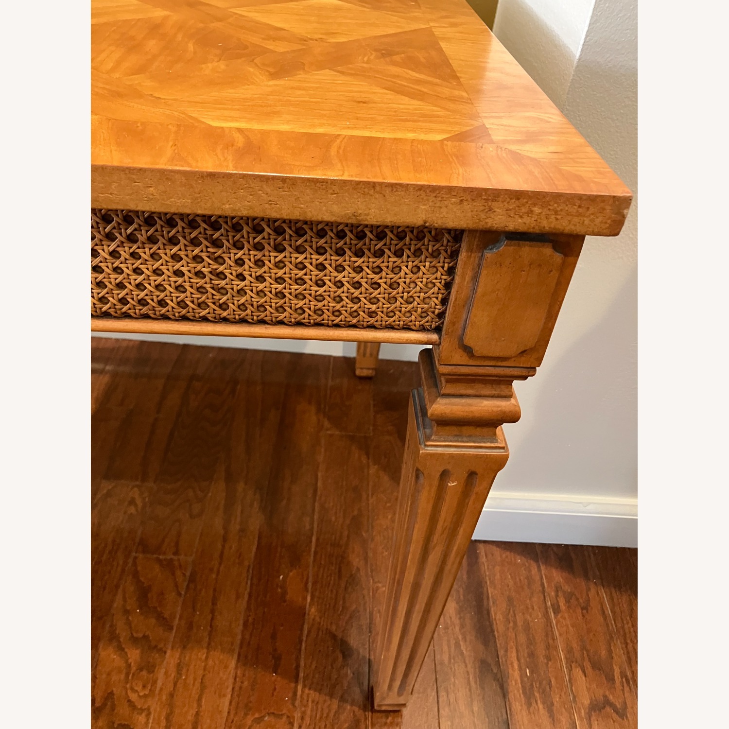 Light Brown Wood Side Table - image-3