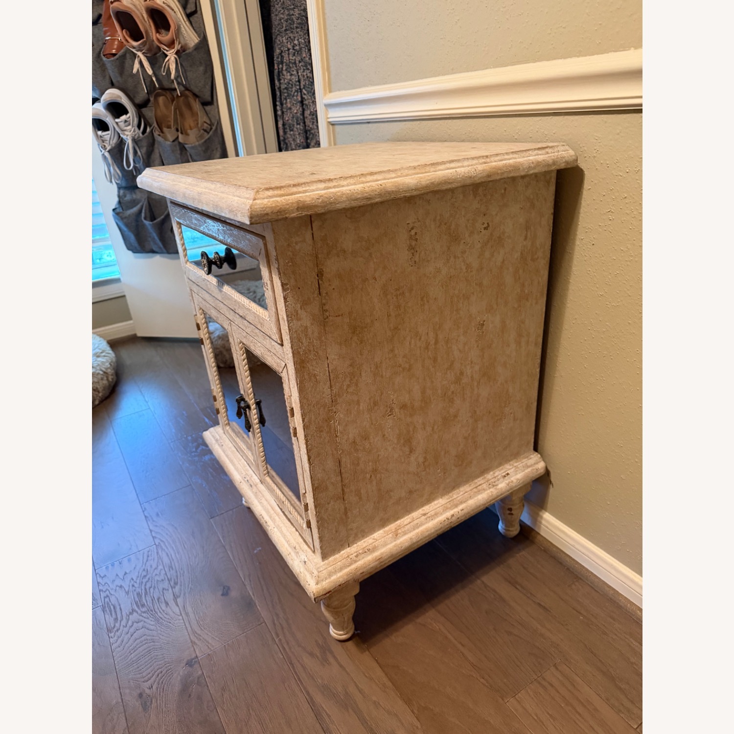 Rustic Mirrored Nightstand - image-3