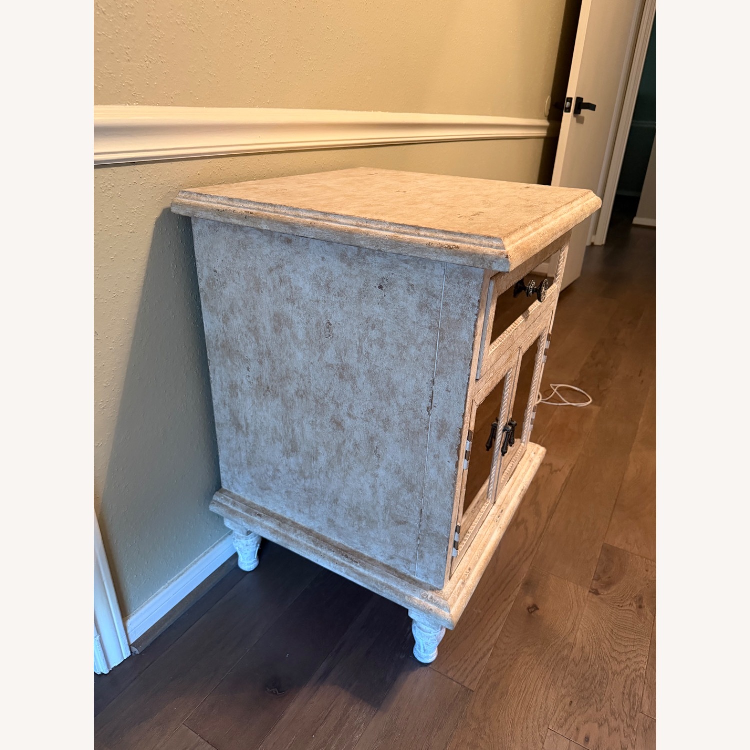 Rustic Mirrored Nightstand - image-2