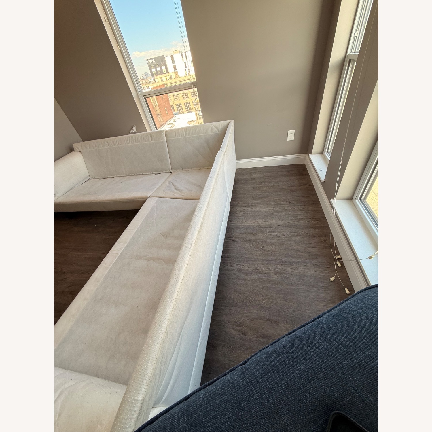 IKEA UPPLAND Blue Cotton 3+ Piece Sectional - image-6