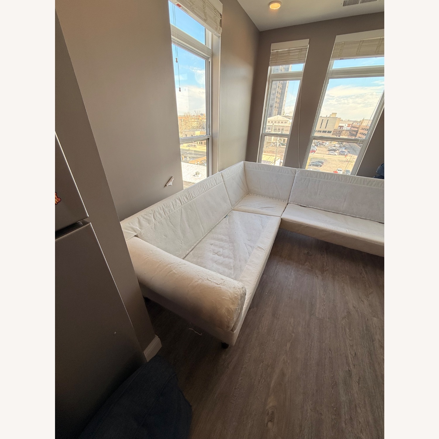 IKEA UPPLAND Blue Cotton 3+ Piece Sectional - image-5