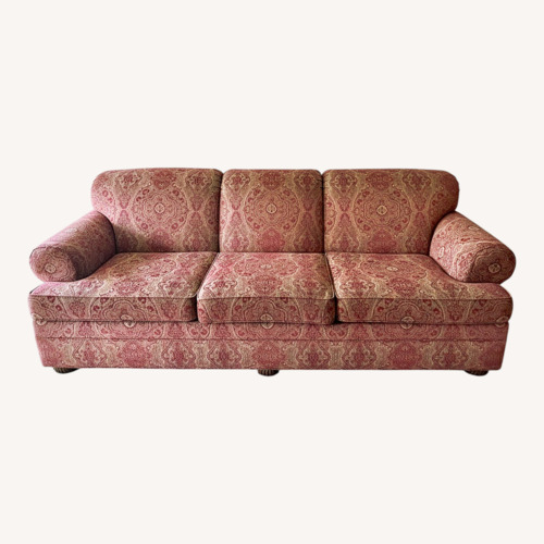 Used Ethan Allen Red 3+ Seater Sofa for sale on AptDeco