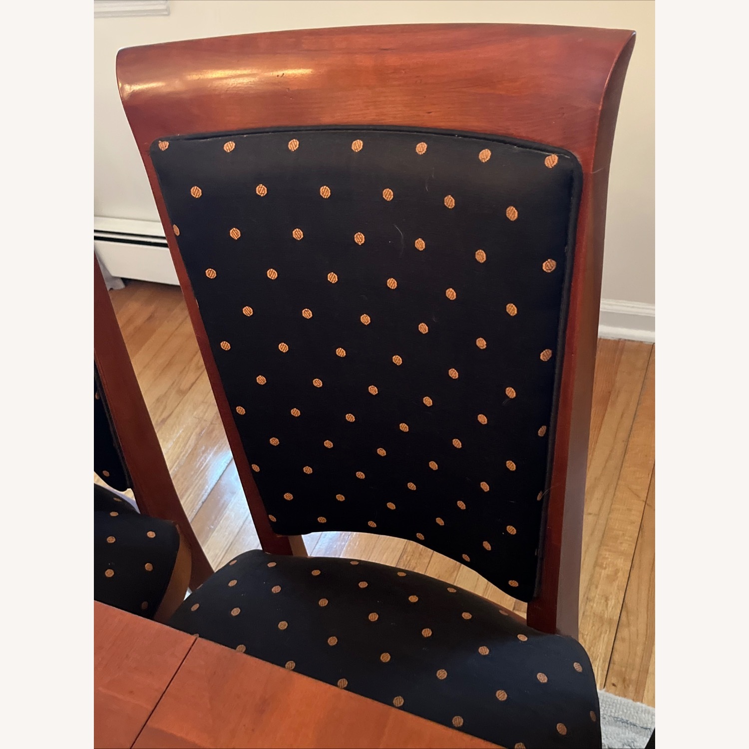 Ethan Allen Medallion Dark Brown Wood Dining Set - image-7