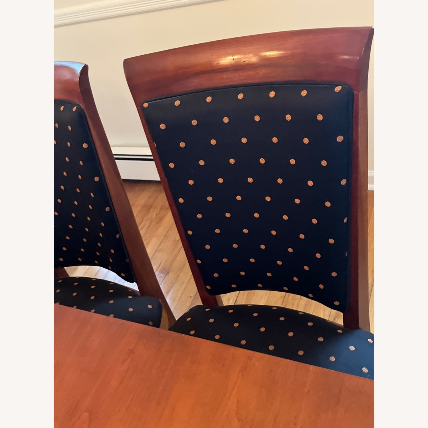 Ethan Allen Medallion Dark Brown Wood Dining Set - image-6