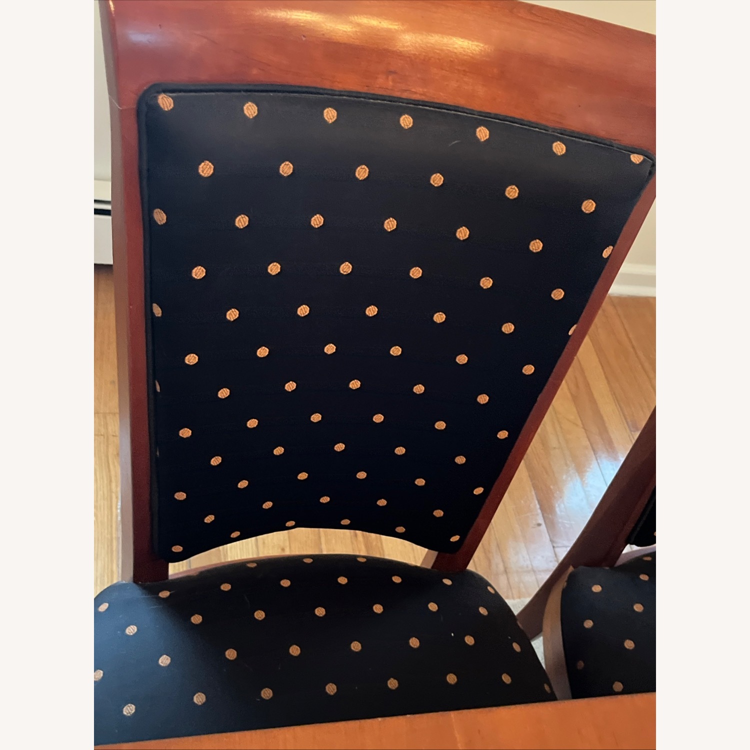 Ethan Allen Medallion Dark Brown Wood Dining Set - image-8