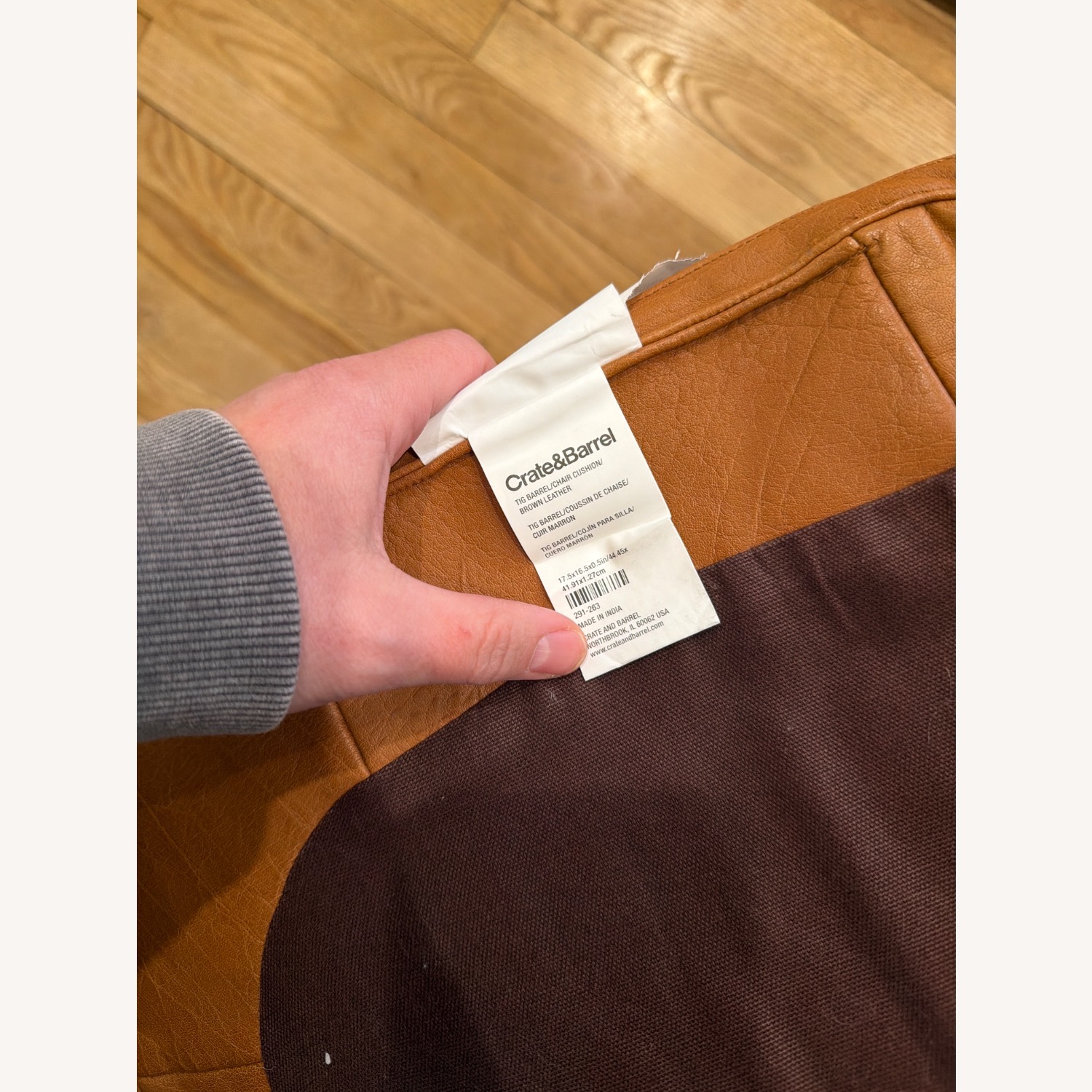 Crate & Barrel Tig Metal Barrel Dining Chairs - image-10