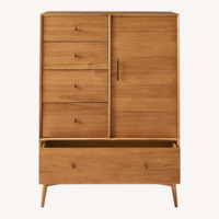 West Elm Mid-Century Chifforobe - Acorn