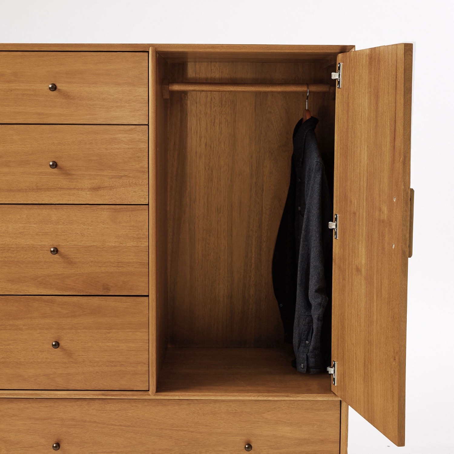 West Elm Mid-Century Chifforobe - Acorn - image-8