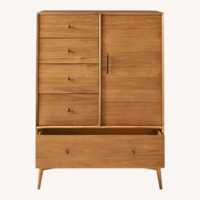 West Elm Mid-century Modern Wardrobe Acorn