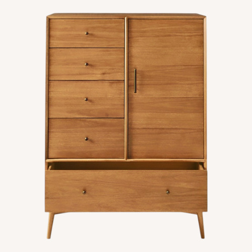 Used West Elm Mid-century Modern Wardrobe Acorn for sale on AptDeco