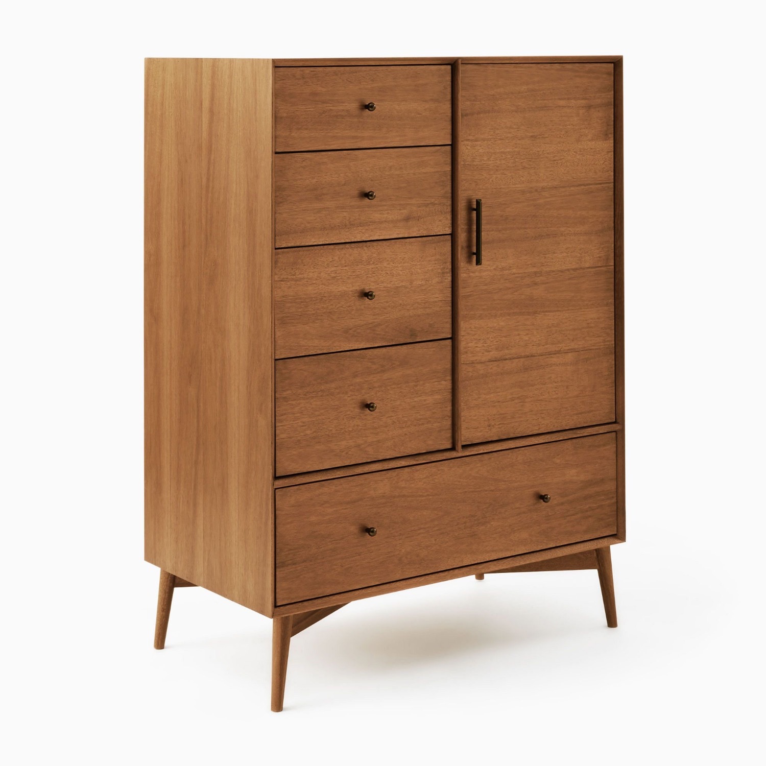 West Elm Mid-century Modern Wardrobe Acorn - image-2