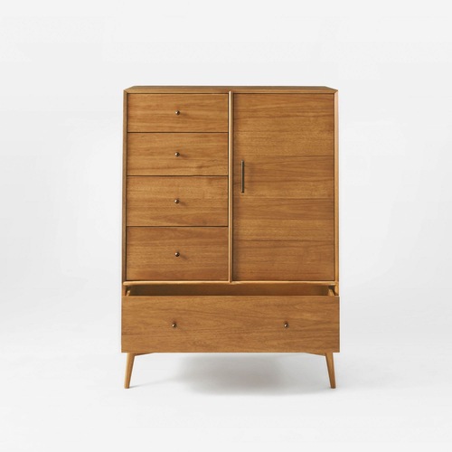 Used West Elm Mid-century Modern Wardrobe Acorn for sale on AptDeco