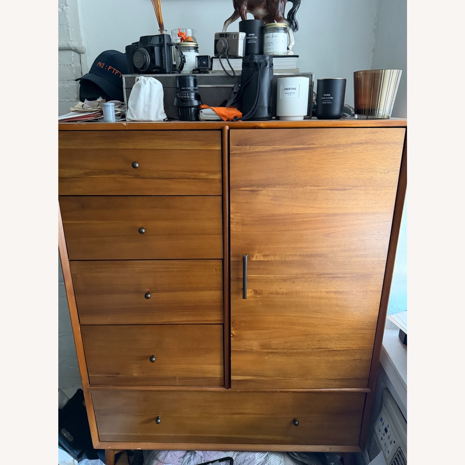 West Elm Mid-century Modern Wardrobe Acorn - image-4
