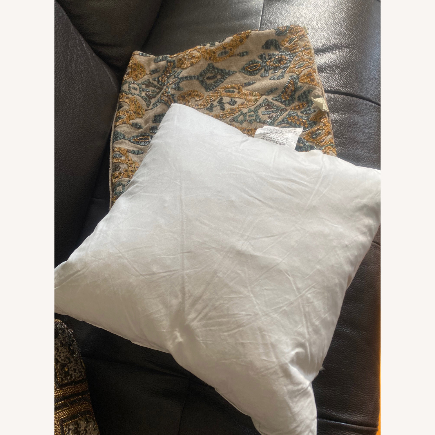 Arhaus Natural Linen Pillow - image-4