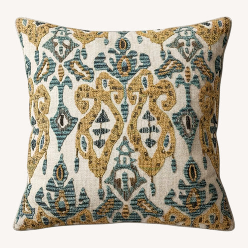 Used Arhaus Natural Linen Pillow for sale on AptDeco