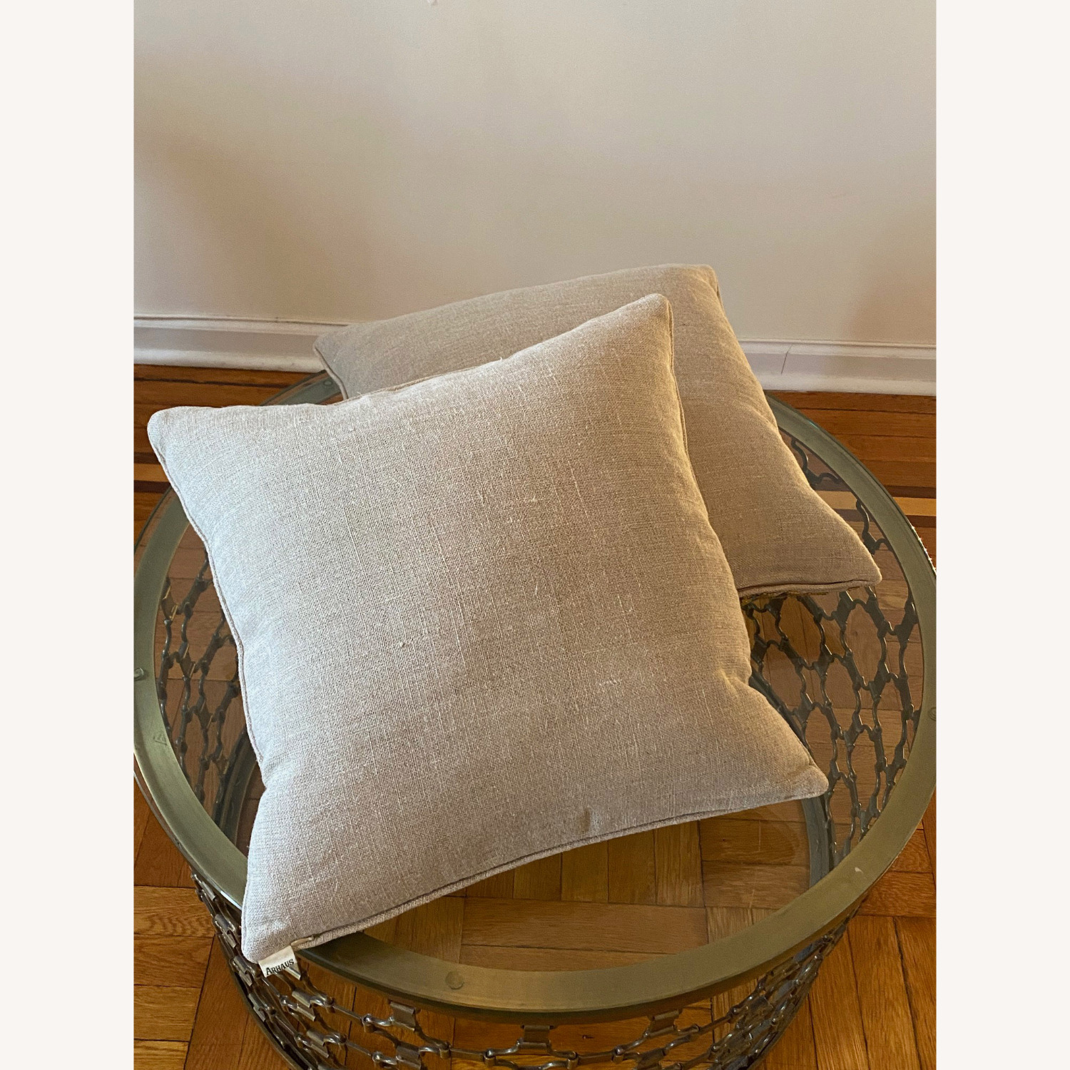 Arhaus Natural Linen Pillow - image-3