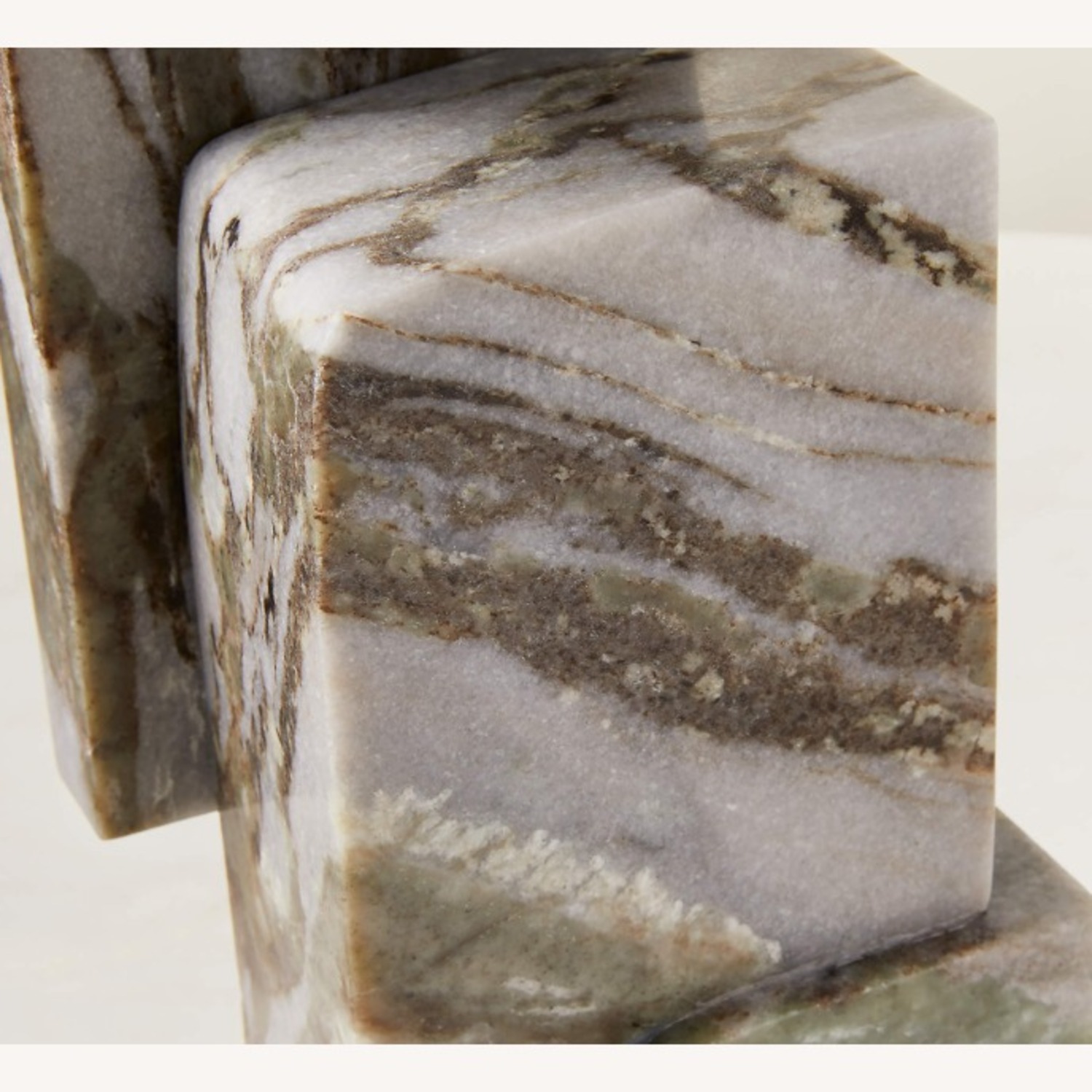 CB2 Ionic Beige Marble Sculpture - image-3