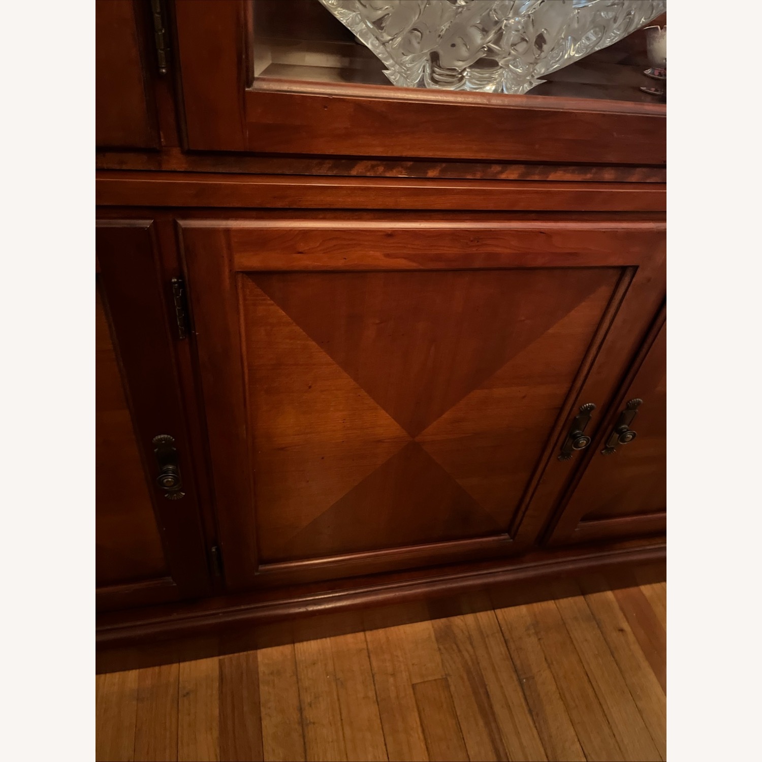 Ethan Allen Medallion Dark Brown Wood Sideboard - image-4