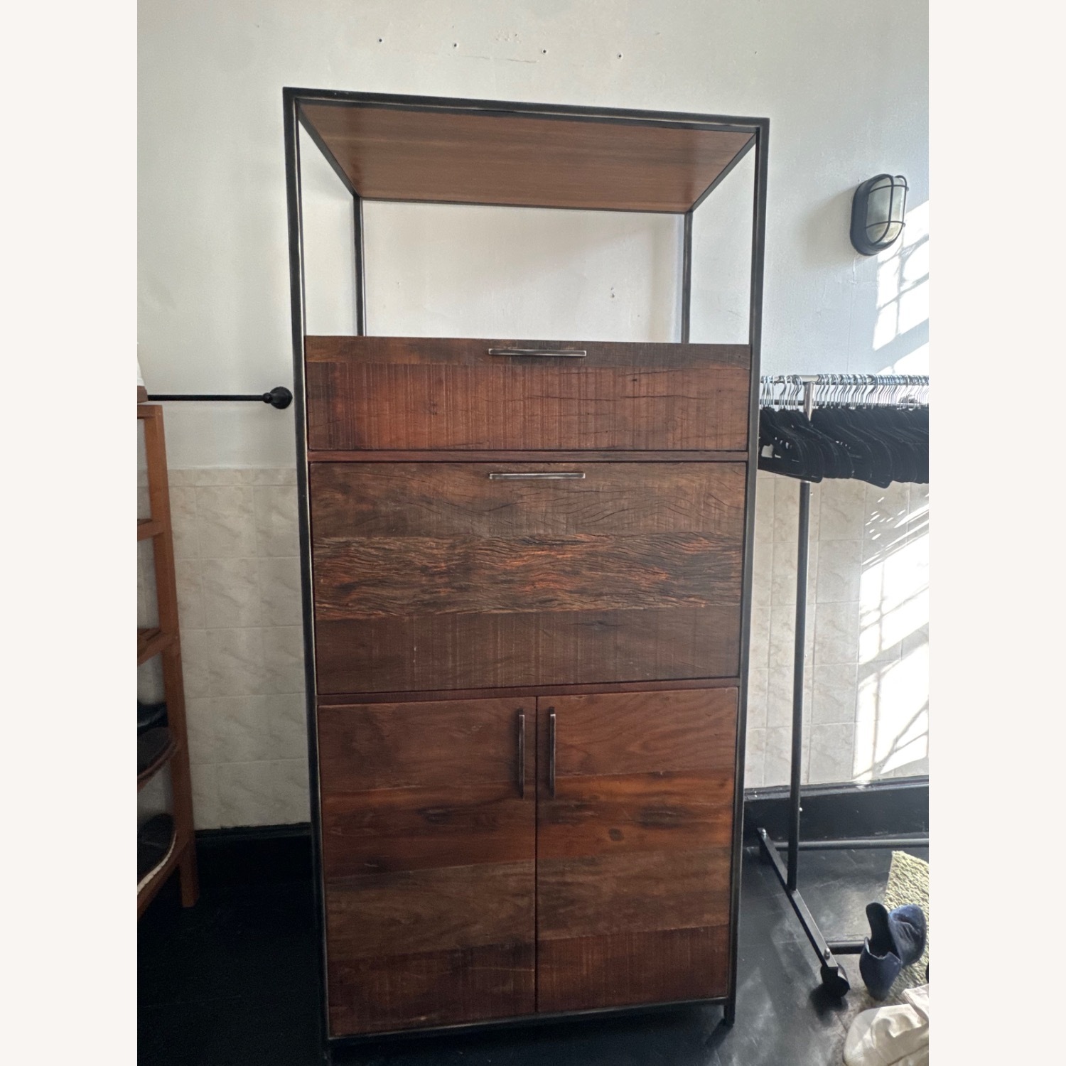 Crate & Barrel Clive Bar Cabinet  - image-1