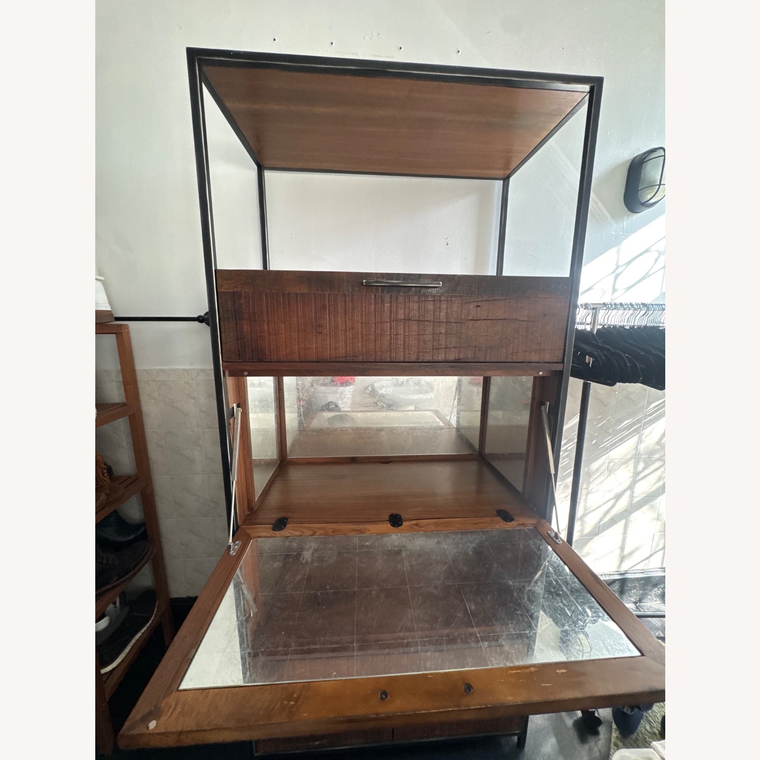 Crate & Barrel Clive Bar Cabinet  - image-6