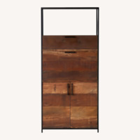 Crate & Barrel Clive Bar Cabinet 