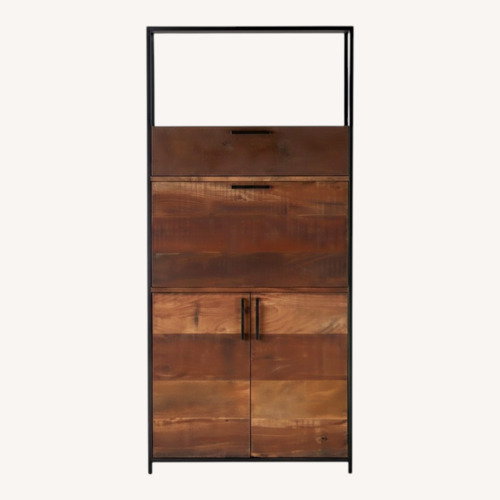 Used Crate & Barrel Clive Bar Cabinet for sale on AptDeco