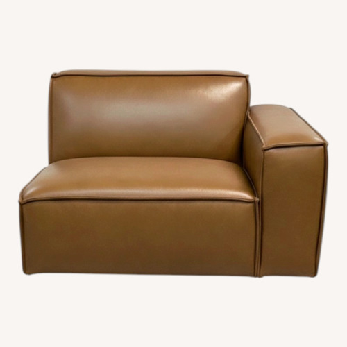 Used Castlery Jonathan Leather Right Arm Sofa for sale on AptDeco
