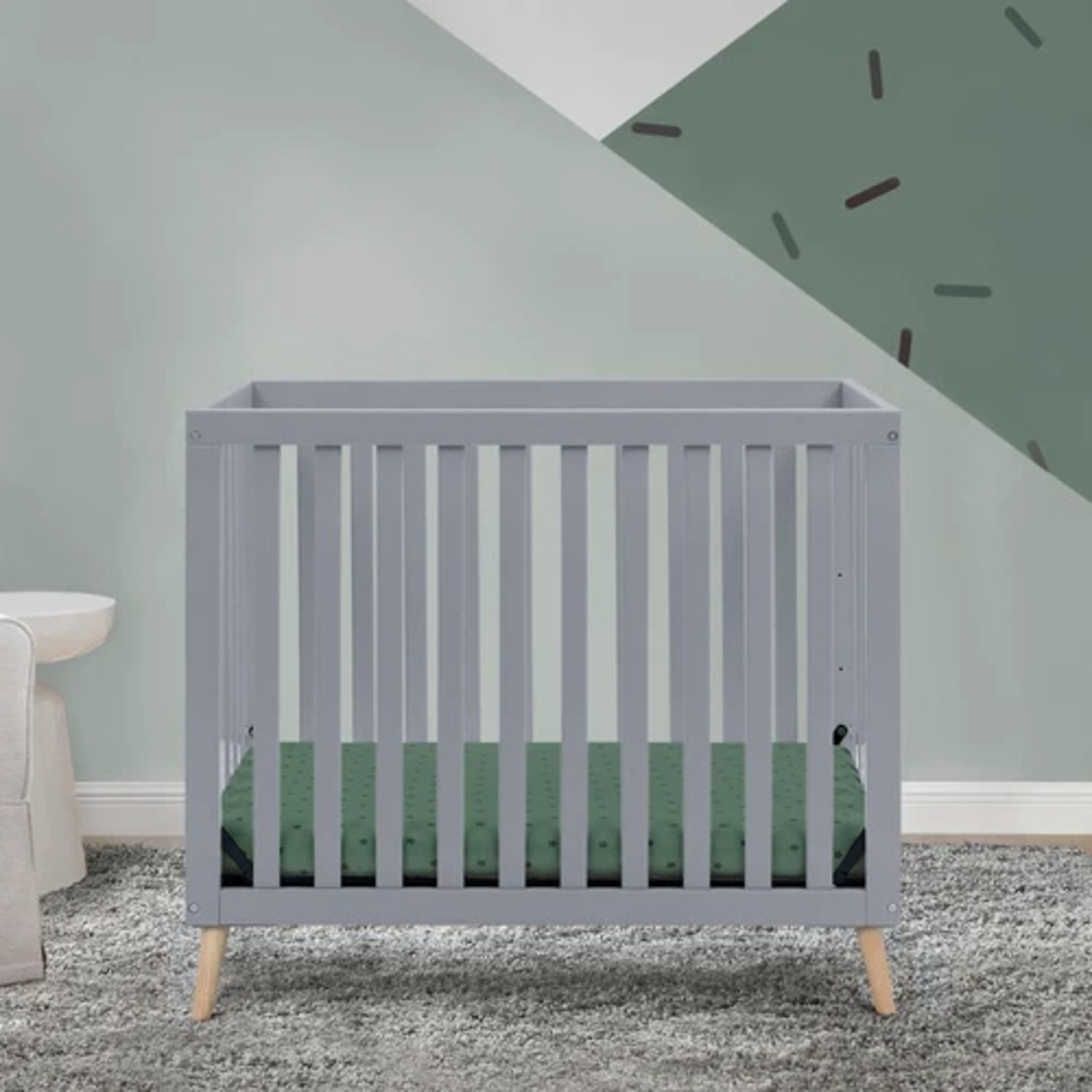 Essex Light Gray Crib - image-6