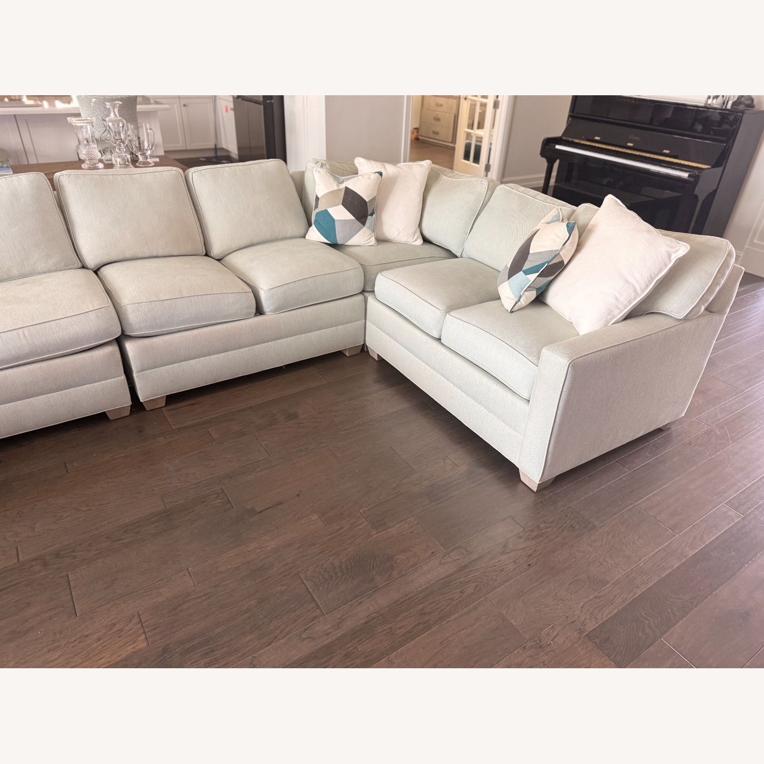 Ethan Allen Fabric 3+ Piece Sectional - image-5