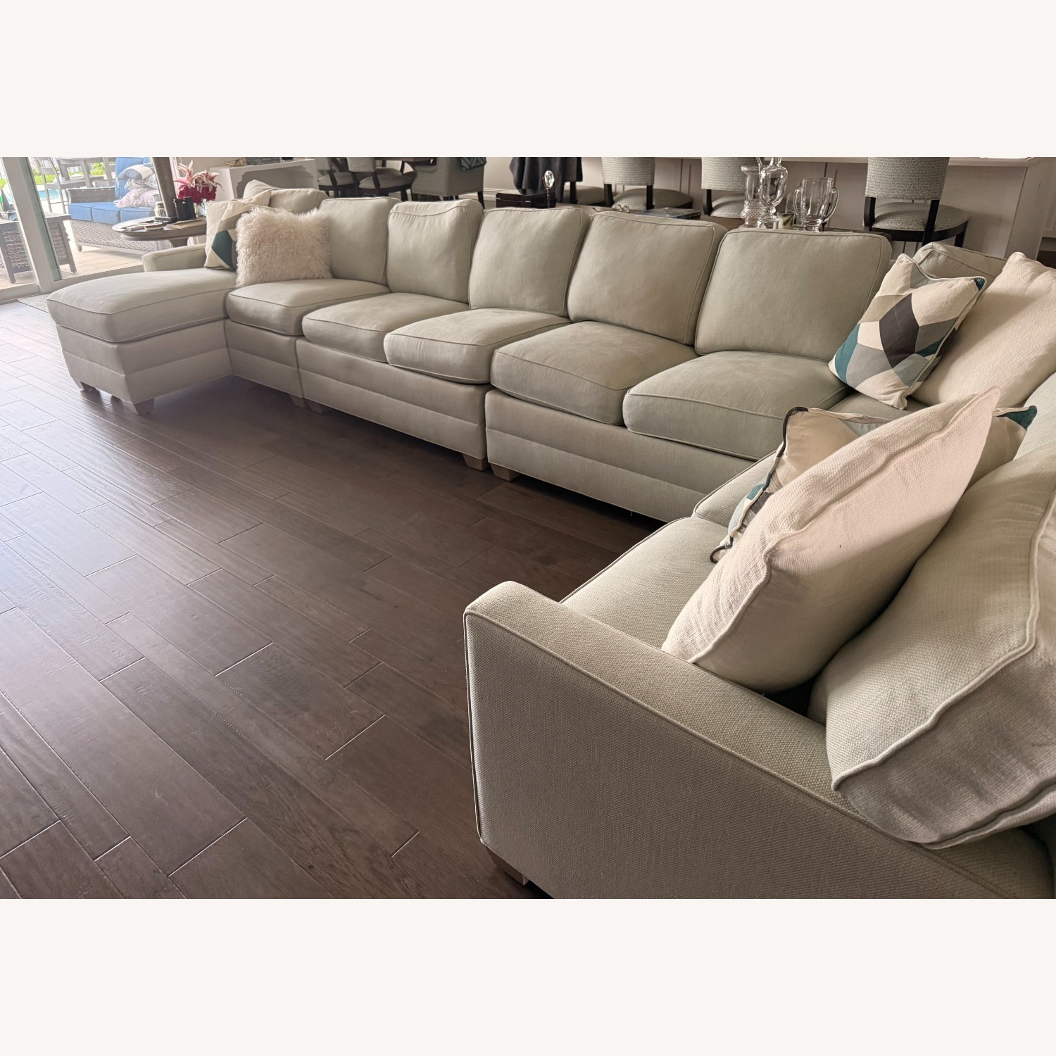 Ethan Allen Fabric 3+ Piece Sectional - image-4