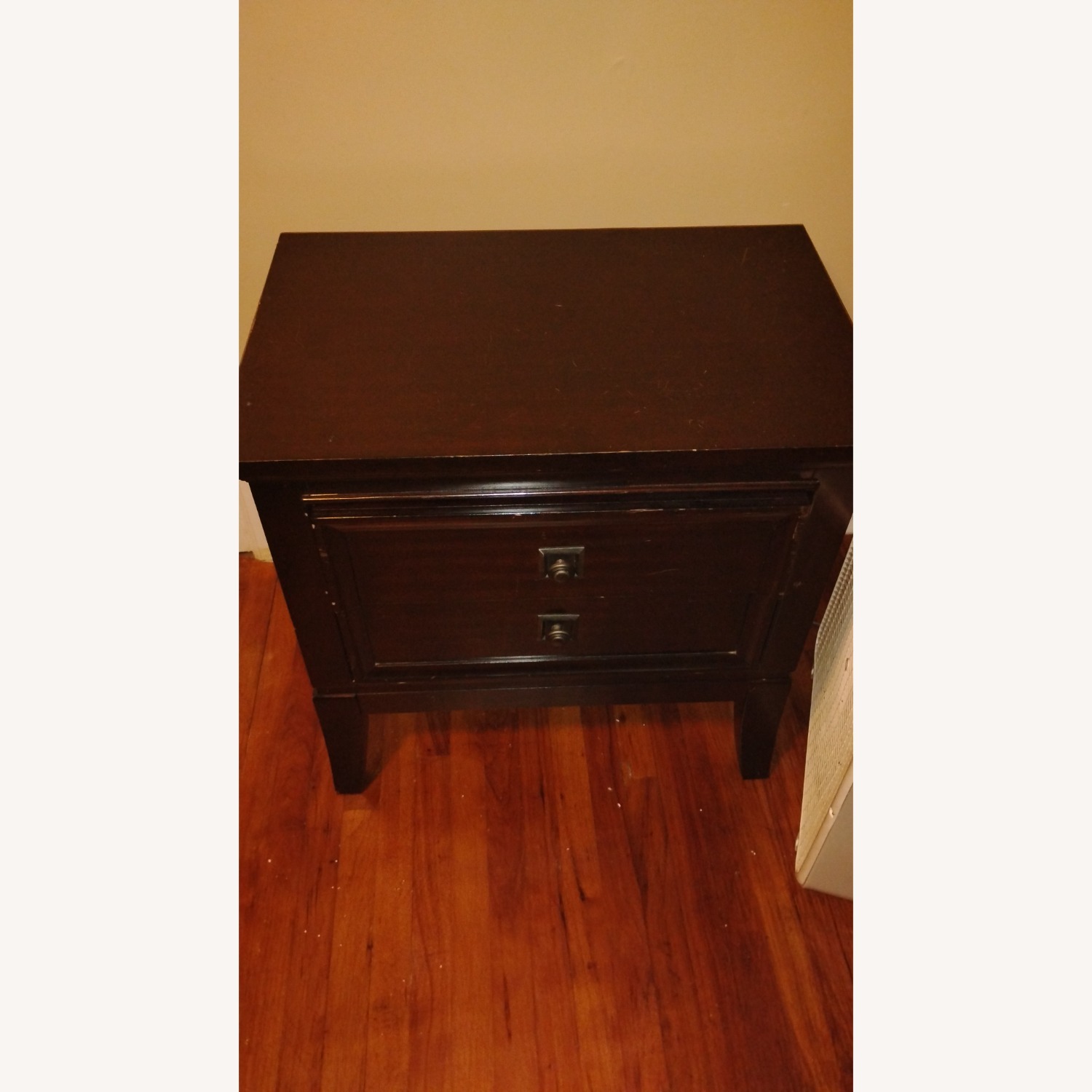 Ashley Furniture Dark Brown Wood Media Storage - image-1