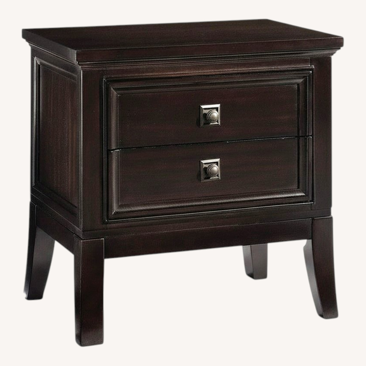 Ashley Furniture Dark Brown Wood Media Storage - image-0