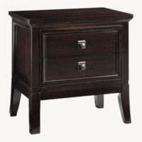 Ashley Furniture Dark Brown Wood Media Storage