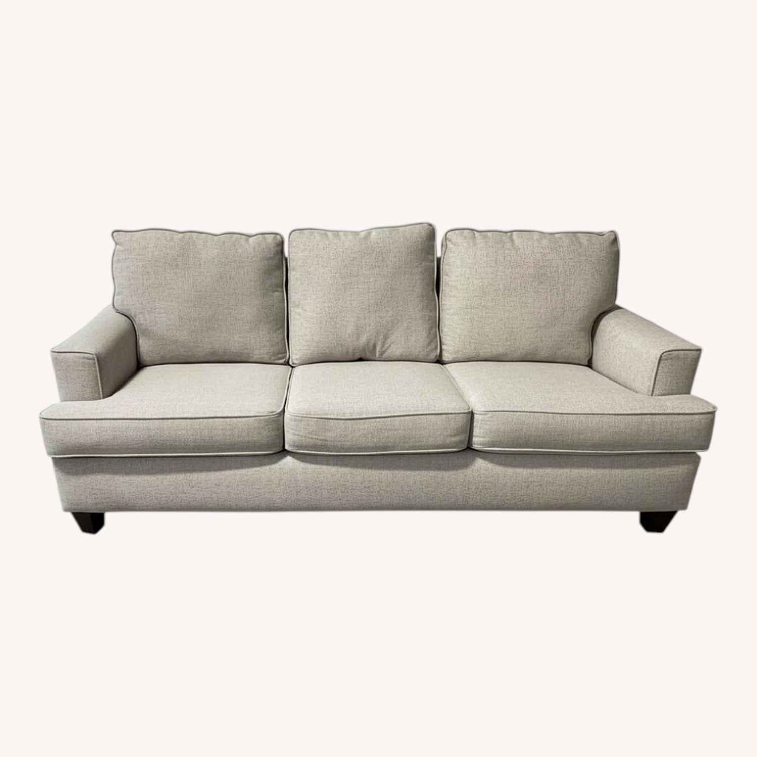 Light Gray Fabric 3+ Seater Sofa - image-0