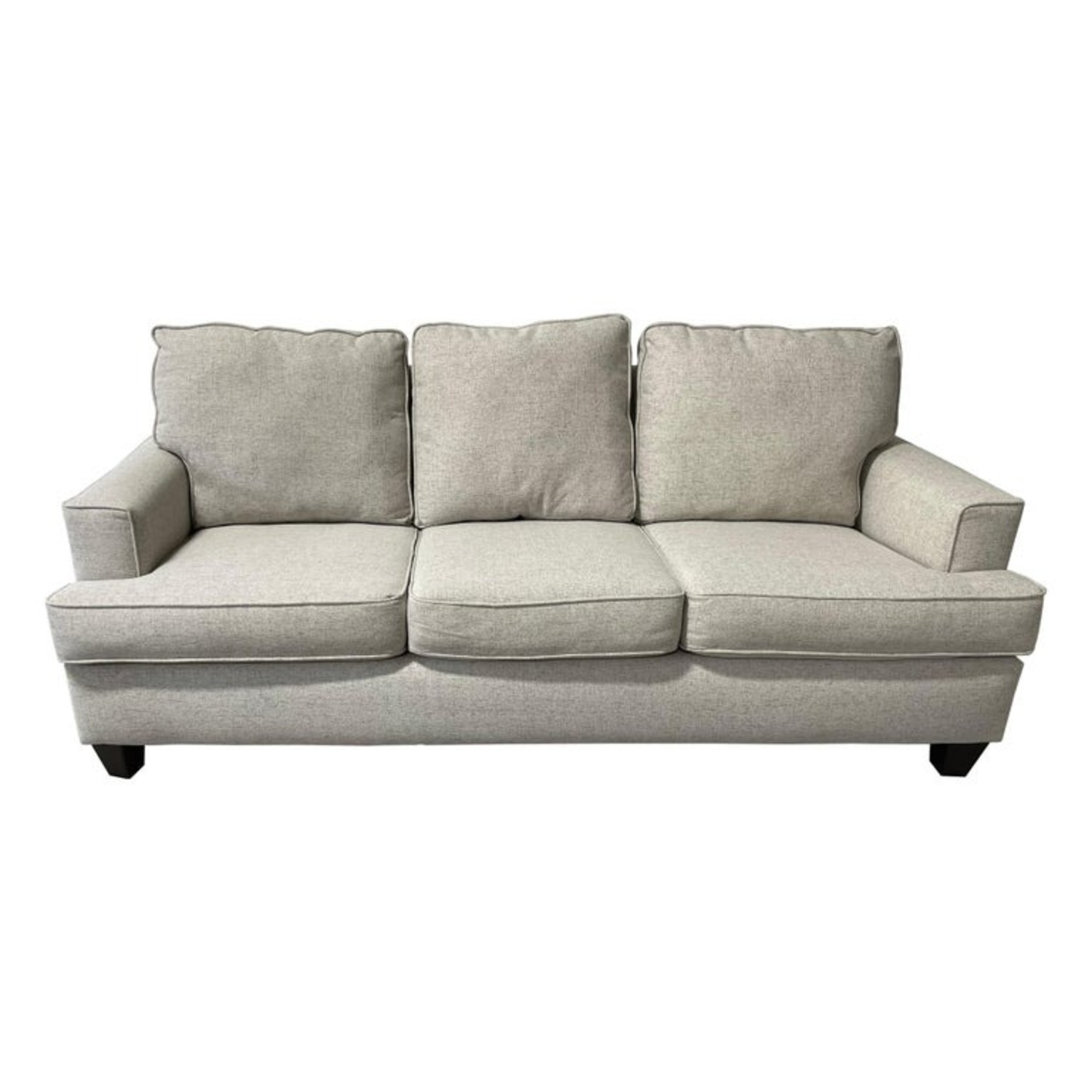 Light Gray Fabric 3+ Seater Sofa - image-7