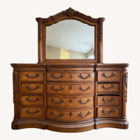 Vintage/Antique Dark Brown Wood Dresser